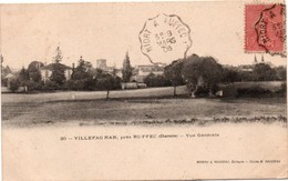 Villefagnan 1906 - édit. Moreau N°20 - Oblitération Cachet Ambulant Ferroviaire Niort à Ruffec - Villefagnan