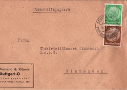 ! Brief Deutsches Reich, 1940 Stuttgart Nach Winnenden - Cartas