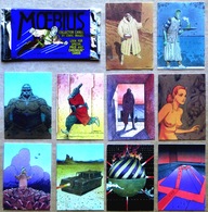 MOEBIUS > Pochette De 10 CARTES DE COLLECTION (Comic Images, 1993) : N° 8, 17, 29, 44, 48, 50, 63, 79, 84, 87 - Chromo's