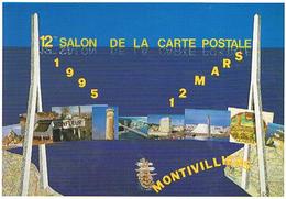 SALON  DE LA CARTE POSTAL  MONTIVILLIERS    CPM    TBE  RE07 - Bourses & Salons De Collections