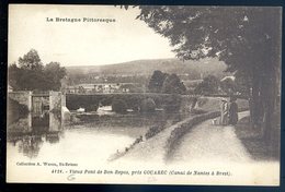 Cpa Du 22 Près Gouarec -- Vieux Pont De Bon Repos , Canal De Nantes à Brest     AVR20-120 - Gouarec