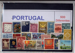 Portugal PACKAGE, PAQUET, 500 DIFFERENT Stamps - Collections
