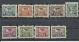 POLONIA  YVERT  AEREO   1/9     MH  * - Unused Stamps