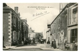 49 - Maine Et Loire - Le Louroux Beconnais Rue De Rennes (N0191) - Le Louroux Beconnais
