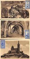 Marseille - ND De La Garde - Lot De 3 Cartes Avec Vignettes - Toerisme (Vignetten)