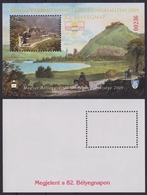 VISEGRÁD Danube Fortress Castle 2009 Stamp Exhibition Day HUNGARY MABÉOSZ Philatelists Commemorative Sheet Block - Souvenirbögen