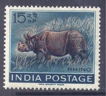 1962. India, Animal, Rhino, 1v, Mint/** - Unused Stamps