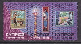 Europa Cept 1975 Cyprus Strip 3v ** Mnh (47925) - 1975