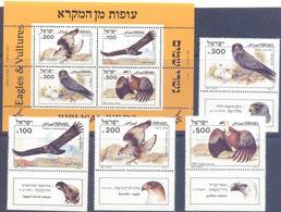 1985. Israel,Biblical Birds/Eagles & Vultures, 4v + S/s, Mint/** - Neufs (avec Tabs)