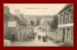 Saint Michel En Grève * La Rue Pavé    édition Félix Tanguy ( Scan Recto Et Verso ) - Saint-Michel-en-Grève