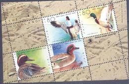 1989. Israel, Ducks In The Holyland, World Stamp EXPO'89, S/s, Mint/** - Ongebruikt (zonder Tabs)
