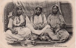 Cpa Algérie Musiciennes Arabes. - Escenas & Tipos