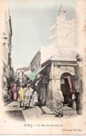 Cpa  Blida, La Rue Des Kourlour'lis. - Blida