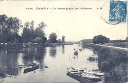 2020 - 06 - VAL D'OISE - 95 -  ERAGNY - La Bonne Place Des Pêcheurs - Eragny