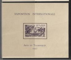 C Des Somalis Bloc N°1 De L'expo De 1937 - Sonstige & Ohne Zuordnung