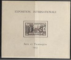 C D'Ivoire Bloc N°1 De L'expo De 1937 - Autres & Non Classés