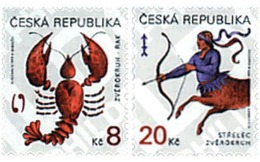 Ref. 51339 * MNH * - CZECH REPUBLIC. 1999.  ZODIAC SIGNS . SIGNOS DEL ZODIACO - Astrologie