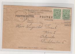 FINLAND 1912 Nice Postcard To Austria - Brieven En Documenten