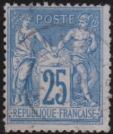 France    .    Yvert  .    79       .       O      .        Oblitéré - 1876-1898 Sage (Type II)