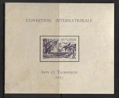 C Des Somalis Bloc N°1 De L'expo De 1937 - Autres & Non Classés