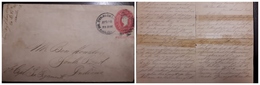 O) 1900 CIRCA- PHILIPPINES - USS OCCUPATION, COMPLETE LETTER, WASHINGTON 2c POSTAL STATIONERY - STATIONARY, TO INDIANA - Philippines