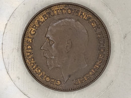 COIN MONNAIE GRANDE BRETAGNE GEORGE FARTHING 1928 - B. 1 Farthing