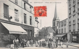 ¤¤    -  GENTILLY   -  Place De La Fontaine  -  Société Générale  -  Banque  -  Café De La Fontaine    -   ¤¤ - Gentilly