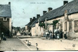 N°9454 -cpa Conlie -rue De L'église- - Conlie