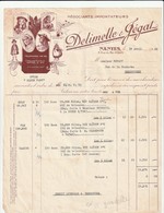 44 - NANTES   8 Rue Du Roi Albert  Delinelle Et Gégal   Négociant Importateur ( Riz)    A4 - Agricoltura