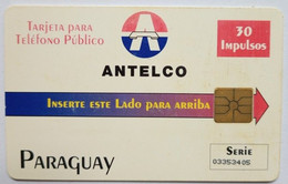 Paraguay Chip Card 30 Units Antelco - Paraguay