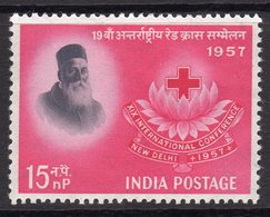 India 1957 International Red Cross Conference, Hinged Mint, SG 388 (D) - Nuovi