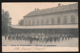 MELLE  MAISON DE MELLE LEZ GAND  UNE LECON DE GYMMASTIQUE - Melle