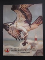 GIBRALTAR PHILATELIC BUREAU ART & ARCHIVES AUCTION CATALOGUE 27th OCTOBER 2009 #L0163 - Catalogues For Auction Houses