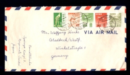 JAPAN - Airmail Cover, Nice Multicolored Franking, Sent From Japan To Germany 1956. - Luchtpost