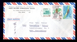 JAPAN - Airmail Cover, Sent By Airmail From Japan To West Deutschland 1977. Nice Franking On Cover. - Luchtpost