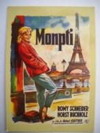1263 CPM Cinéma Affiche De Film MONPTI  Romy Schneider, Horst Buchholz De Helmut Kautner - Affiches Sur Carte