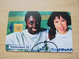 25 Markeringar Chip Phonecard, Badminton Players, 4000 Pieces,used - Schweden