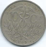 Bolivia - 10 Centavos - 1909 - KM174.3 - Bolivie