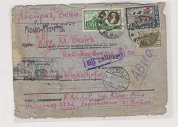 RUSSIA 1933 ALMA ATA Registered Airmail Cover To Austria - Lettres & Documents