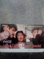 JAPON JAPAN COCA COLA SOUND SPECIAL CARTE NUMEROTEE KDD 50U UT - Alimentation