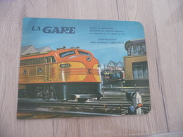 La Gare Construction Sans Ciseau Sans Colle Découpage Trains - Eisenbahnverkehr