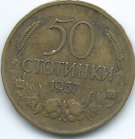 Bulgaria - 1937 - Boris III - 50 Stotinki - KM46 - Bulgarie