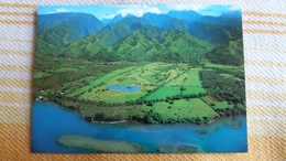 CPM POLYNESIE FRANCAISE TAHITI PLAINE ET GOLF D ATIMAONO   PHOTO CHRISTIAN ERWIN  324 - Polynésie Française