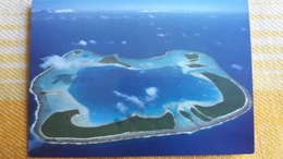 CPM POLYNESIE FRANCAISE TETIAROA VUE AERIENNE DE L ATOLL DS SON ENSEMBLE  PHOTO CHRISTIAN ERWIN 183 - Polynésie Française