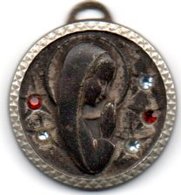 Medaille Vierge Avec 5 Petite Pierre - Pendants