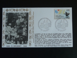 Lettre Commemorative Cover Cinquantenaire De La Libération Diego Brosset Dijon 21 Cote D'Or 1994 - 2. Weltkrieg