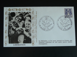 Lettre Commemorative Cover Libération Nogent Le Rotrou 28 Eure Et Loir 1984 - WW2