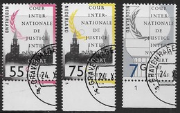 NVPH D48-D52-D58 - 1989 - Cour International De Justice - Officials
