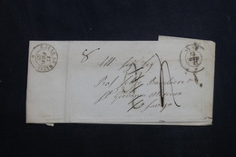 ITALIE - Lettre De Susa Pour St Jean De Maurienne ( Savoie ) En 1857  - L 62068 - Romagna