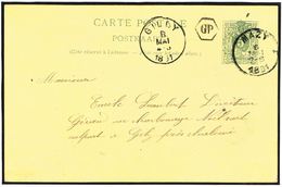CP 6.5.1891 De MAZY Avec Boîte De Levée GP Dans Hexagone - Rural Post